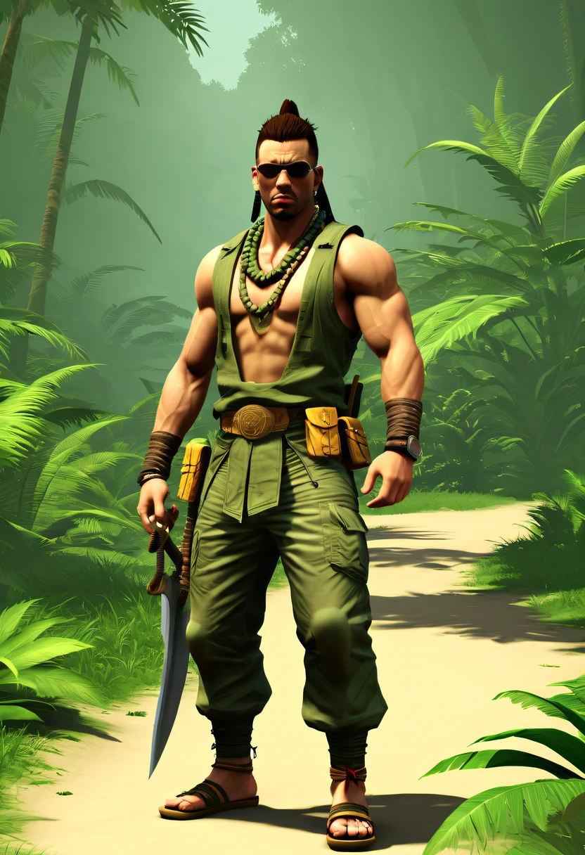 (GTA STYLE:1.5),Jungle warrior