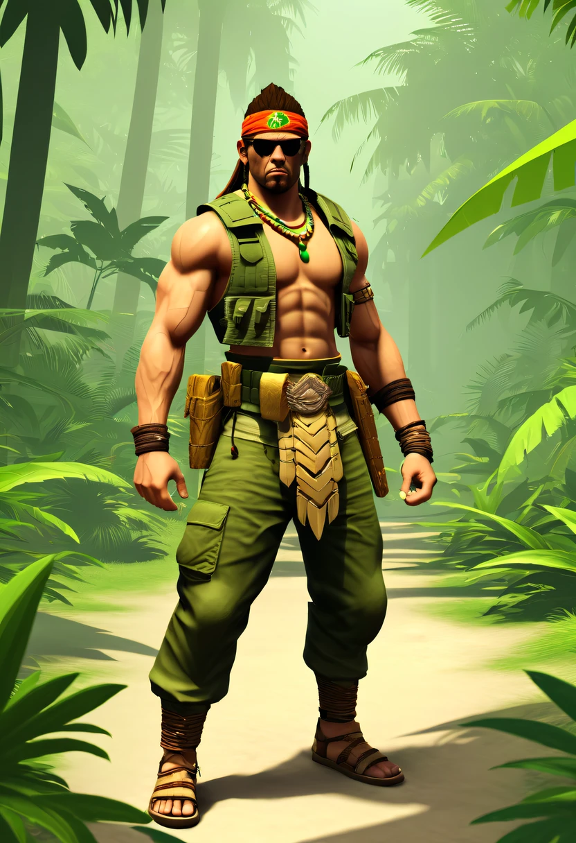 (GTA STYLE:1.5),Jungle warrior