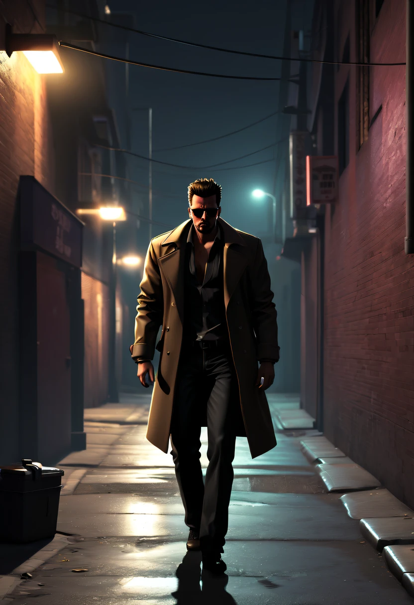 (GTA STYLE:1.5)，Night Alley，drunkard，lonely and strong