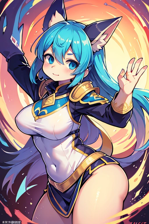 Un primer plano de una mujer con un vestido plateado y azul, Chengwei Pan en ArtStation, por Yang J, Detailed fantasy art, Impresionante arte de personajes, Fanart Mejor ArtStation, epic exquisite character art, hermosa armadura, Artgerm extremadamente detallado, Arte detallado del anime digital, Artgerm en ArtStation Pixiv, Chica armadura
