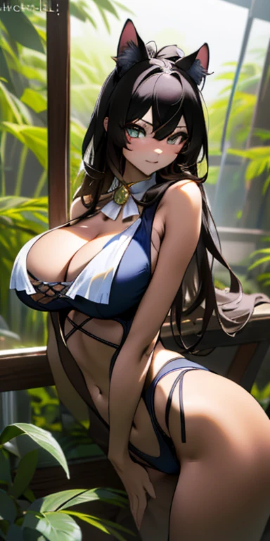 (tmasterpiece:1.2),(best qualtiy),。.3D,Furry kitten ears,Lori huge breasts cleavage,Raised sexy,Raised sexy!Slim body,(thick thight),(Wide buttock),(huge tit)!gigantic cleavage breasts!(huge tit)Half a cup of transparent panties,Cracked clotheig cleavage breastull body oil,whaite hair,Detailed art,intricate complexity,detailed iris of eyes,Detailed eyeluffy white tail,the complex background,number art,small detailed,Perfect body,perfect anatomia,Detailed beautiful face,naghty face,Untidy