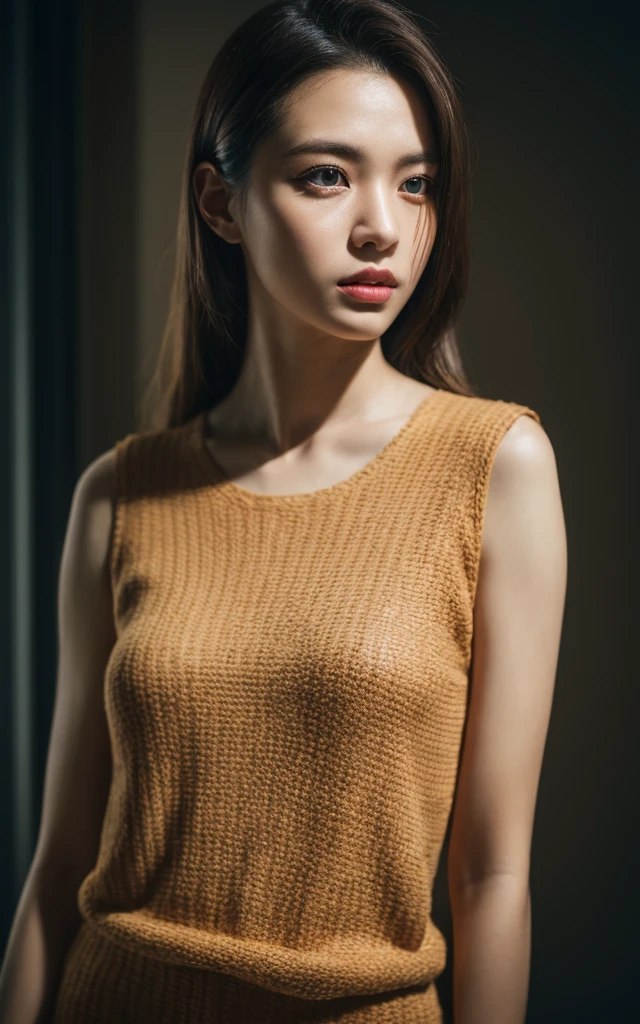 Highly detailed CG Unity 8k wallpaper, top quality, super detailed, masterpiece, realistic, photo realistic, very detailed cute girl, a stuning 21 year old korean college girl,pale skin tone, in indian casual dress, inside a room, photorealistic, photo, masterpiece, realistic, realism, photorealism, high contrast, photorealistic digital art trending on Artstation 8k HD high definition detailed realistic, detailed, skin texture, hyper detailed, realistic skin texture, armature, best quality, ultra high res, (photorealistic:1.4),, high resolution, detailed, raw photo, sharp re, by lee jeffries nikon d850 film stock photograph 4 kodak portra 400 camera f1.6 lens rich colors hyper realistic lifelike texture dramatic lighting unrealengine, full body in photo