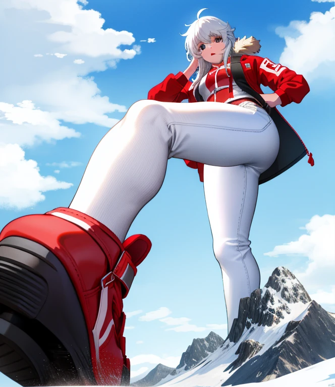 soccer、ponytail、silver hair、bottomless、mordred、No panties