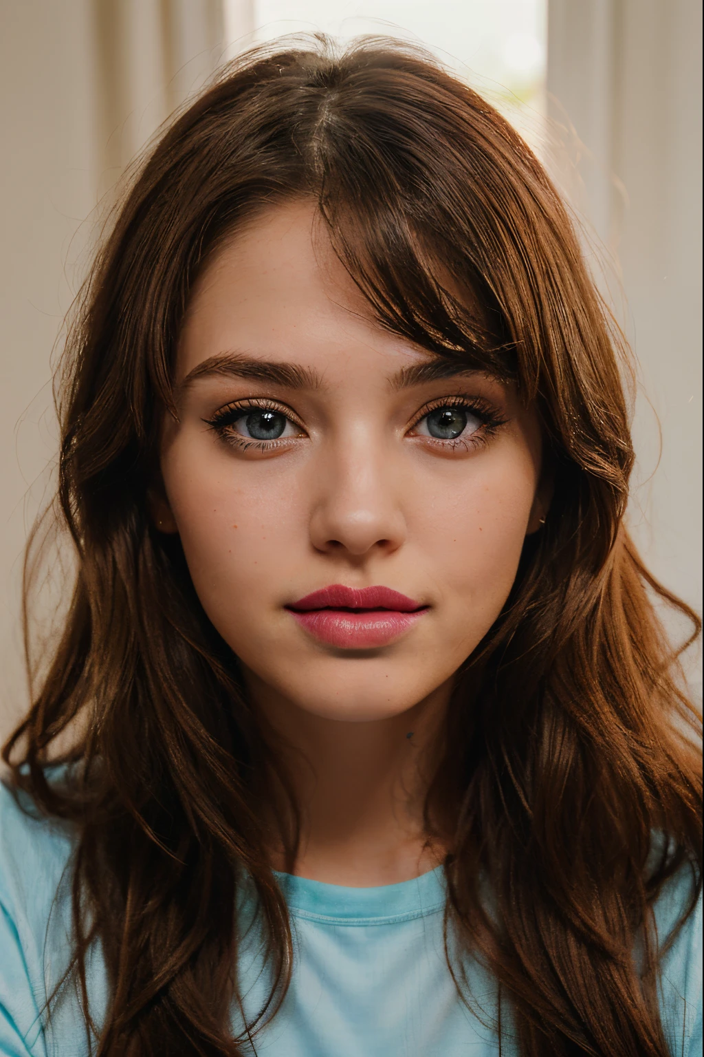 bright white pink lips