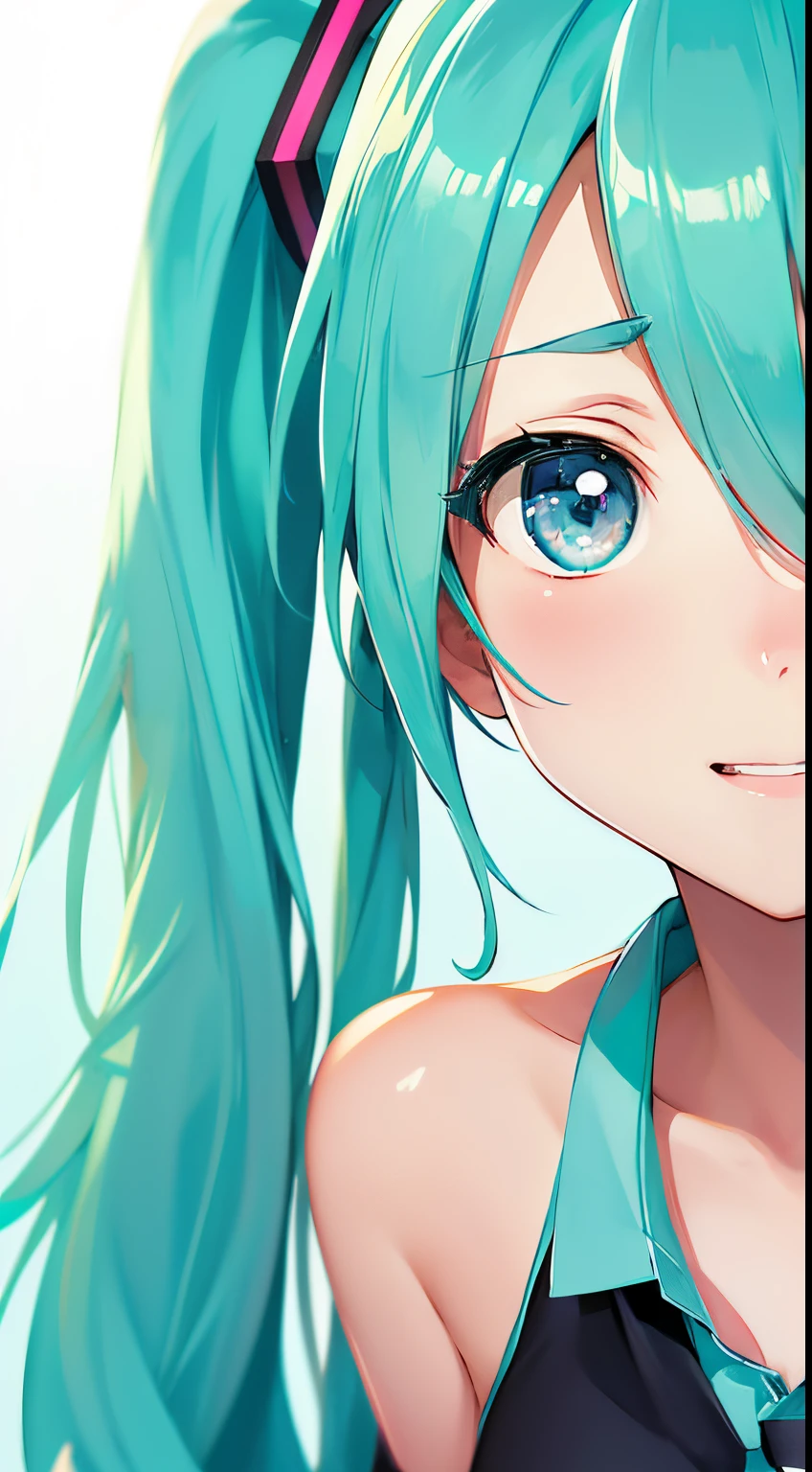 Hatsune Miku, bestquality, expressive eyes, perfect face, 1girls, NSTDA.