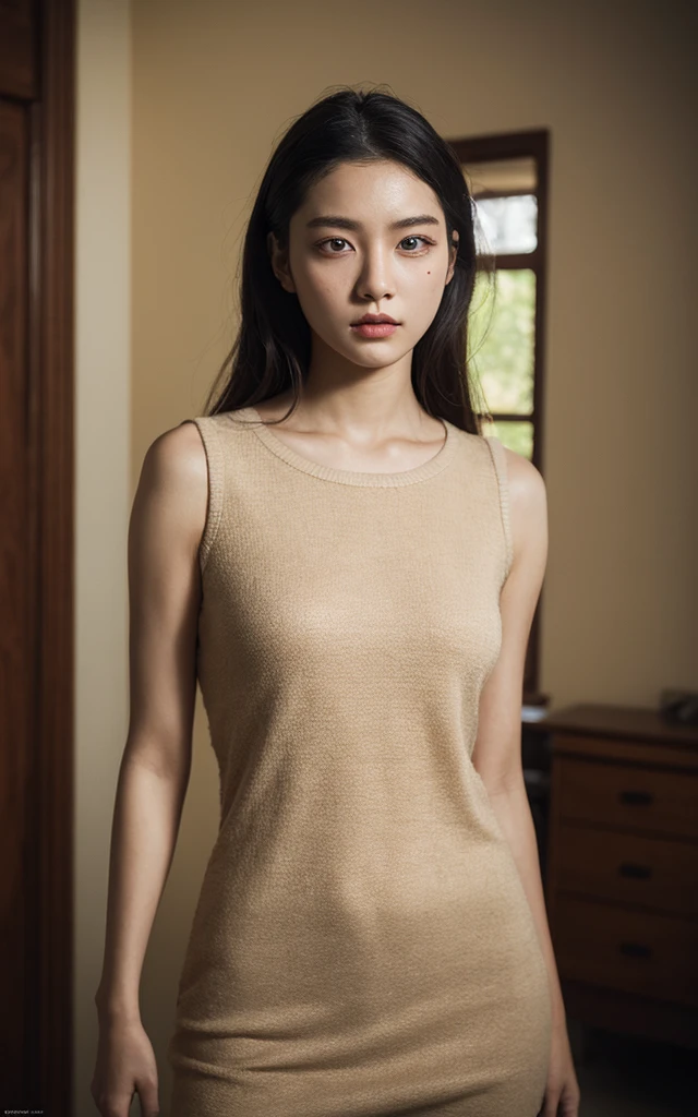 Highly detailed CG Unity 8k wallpaper, top quality, super detailed, masterpiece, realistic, photo realistic, very detailed cute girl, a stuning 21 year old korean college girl,pale skin tone, in indian casual dress, inside a room, photorealistic, photo, masterpiece, realistic, realism, photorealism, high contrast, photorealistic digital art trending on Artstation 8k HD high definition detailed realistic, detailed, skin texture, hyper detailed, realistic skin texture, armature, best quality, ultra high res, (photorealistic:1.4),, high resolution, detailed, raw photo, sharp re, by lee jeffries nikon d850 film stock photograph 4 kodak portra 400 camera f1.6 lens rich colors hyper realistic lifelike texture dramatic lighting unrealengine, full body in photo, tajmahal in background