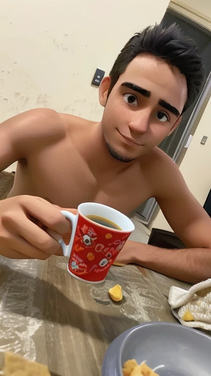 Um rapaz de 23 anos