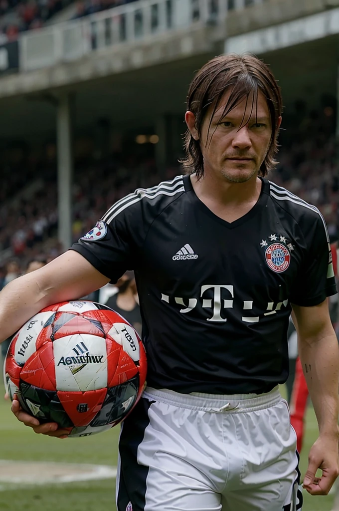 daryl dixon playing soccer for Bayern munich