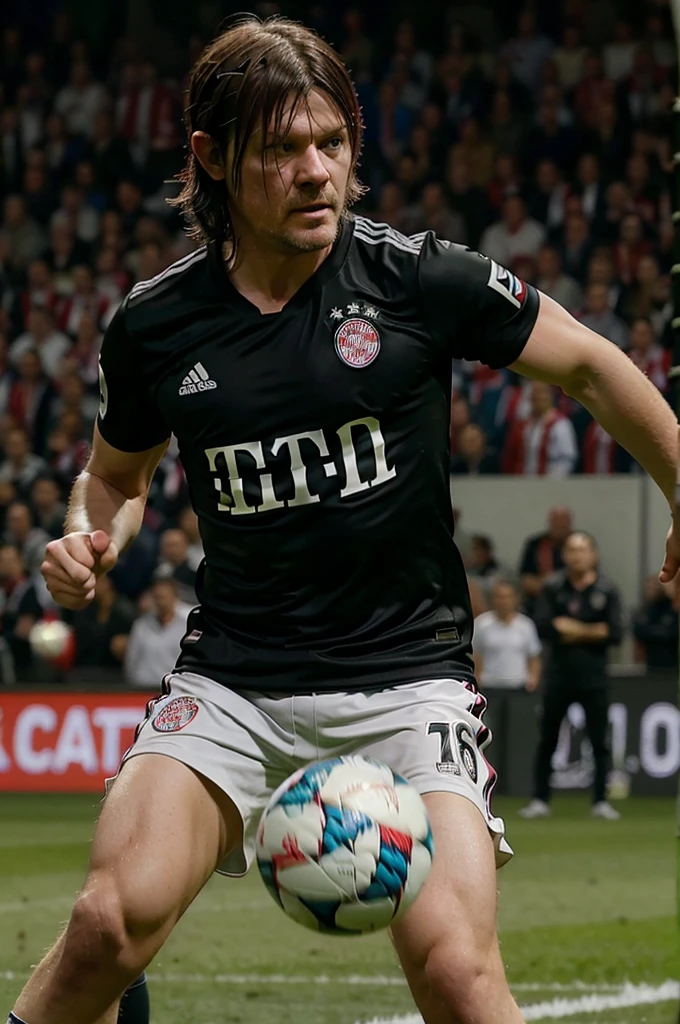 daryl dixon playing soccer for Bayern munich