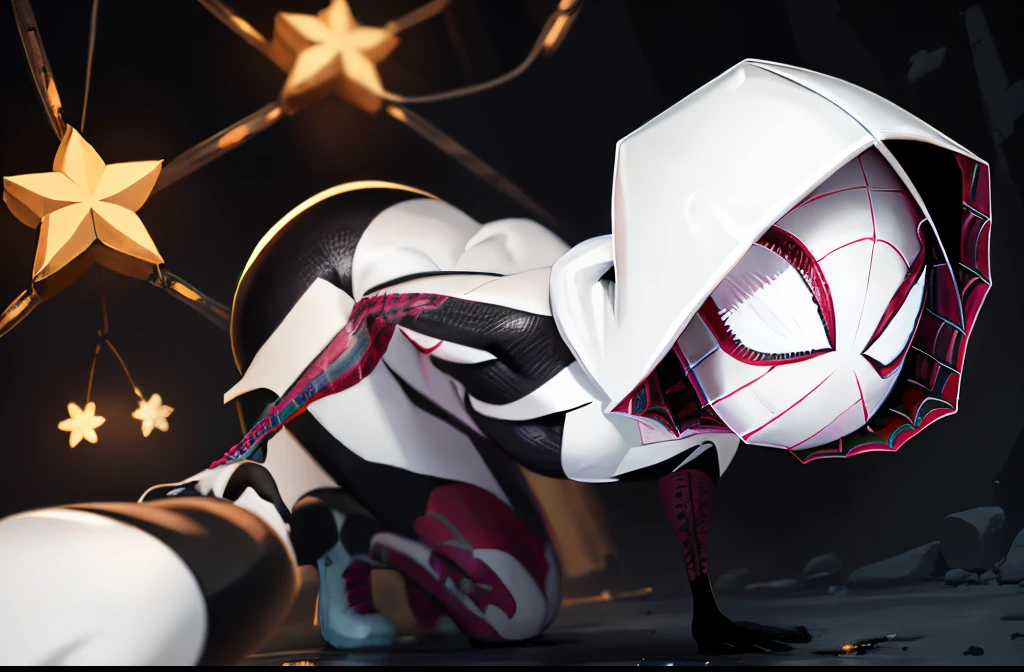fonde de navidad, spider gwen