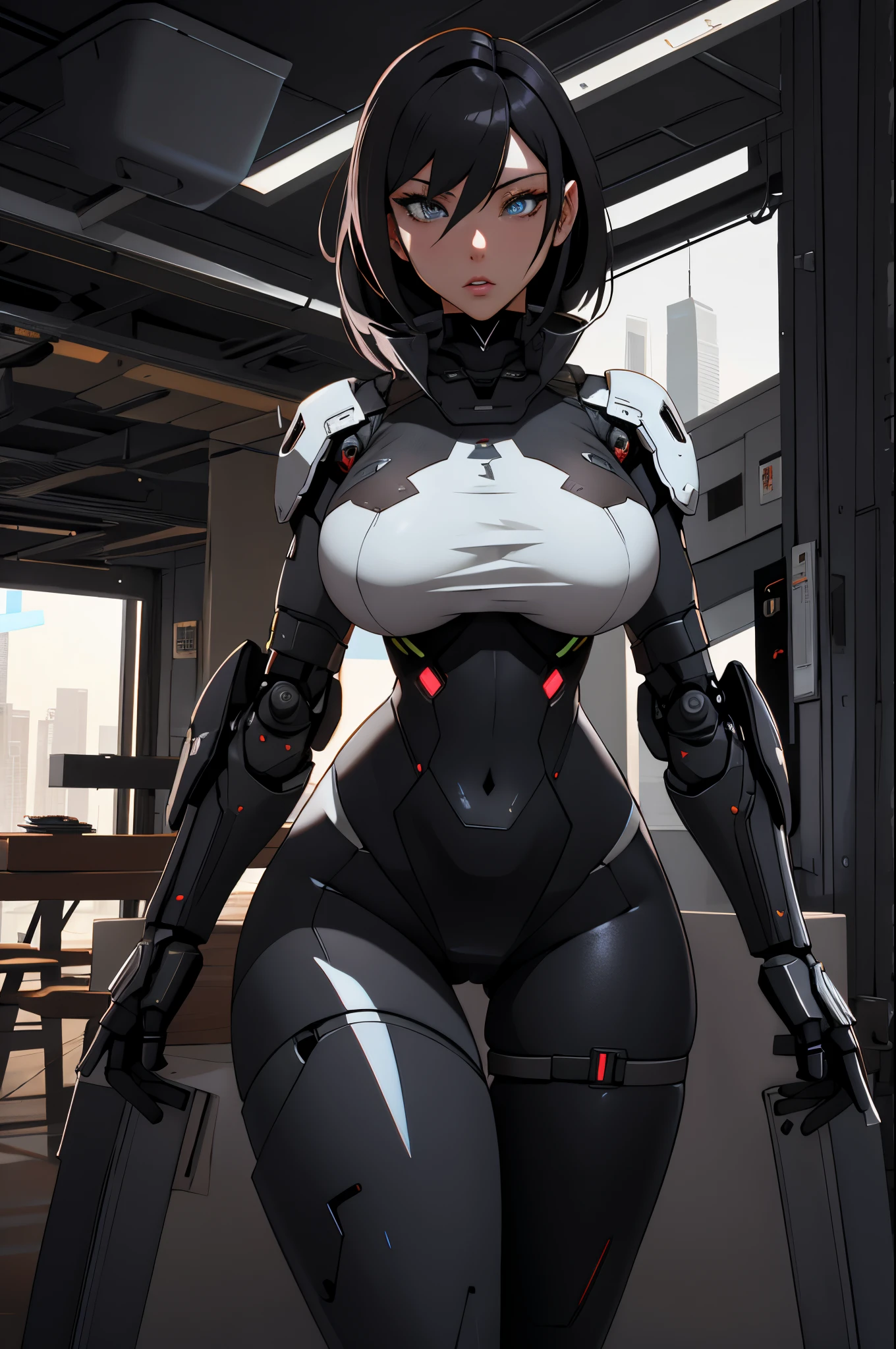 ( vulgar:1.2),Dark_Fantasy,Cyberpunk, (Best Quality, masutepiece),,1womanl,(Huge breasts:1.3),erect nipple,sex robots,love doll,city, highest quality digital art, stunning art, Wallpaper 4k, Highly detailed, Military Robots,army, Warzone,Black and white, highest quality digital art, stunning art, Wallpaper 4k,8K,64k uhd, hard disk, unparalleled masterpiece ever, Dynamic lighting, Cinematic, epicd, Damaged mechanical components