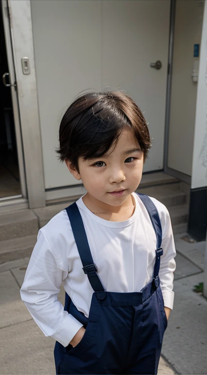 （（middlebreast，chinese 8 year old boy，small heads）），sunlights，rays of sunshine，（Well-defined：1.1），（perfect bodies：1.1），（Short wave hair：1.2），black hair，，，Upper body photo，crowding street，dressed in a white t-shirt，（（black tigth shorts）），（Extremely detailed CG 8k wallpaper），（Extremely refined and beautiful），（tmasterpiece），（best qualtiy：1.0），（超A high resolution：1.0），beautiful light up，perfect lightning bolt，realistic shaded，[A high resolution]，Delicate skin，ultra - detailed