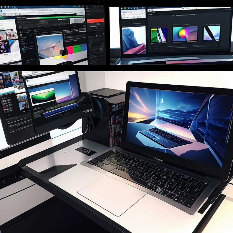 The process of video editing on a computer