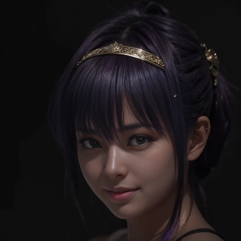 "AYANE" (best quality,ultra-detalhado,Realistic:1.37), retrato, Detailed eyes and facial features, olhos castanhos, textura de pele delicada e suave, Corpo Perfeito, textura ultra realista, maquiagem perfeita, smiling expression, batom vermelho