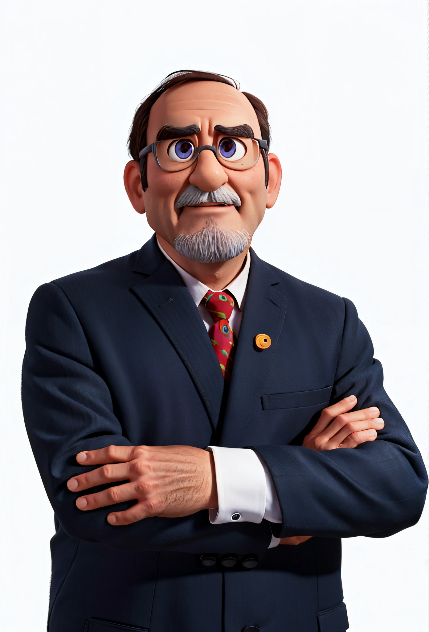 Un hombre estilo pixar