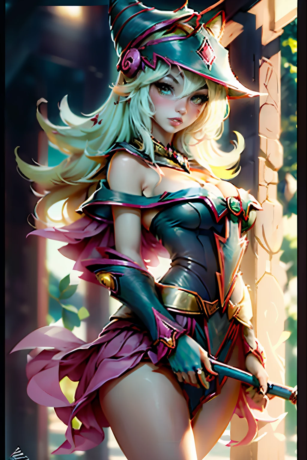 photorealism:1.4, masterpiece, best quality, highres:1.2, red eyes, blonde hair, sylvanas windrunner, 1girl, solo, elf, bikini armor, navel, navel piercing, pointy ears, hood, undead, glowing eyes, large breasts, blue skin, cleavage, quiver, boots, shoulder armor, indoors, candles, Crawling, sexy pose, legs together, leaning forward, leaning to the pov, Crawling on top pov, pov chest, pov is a boy, ??????? top of pov laps, 