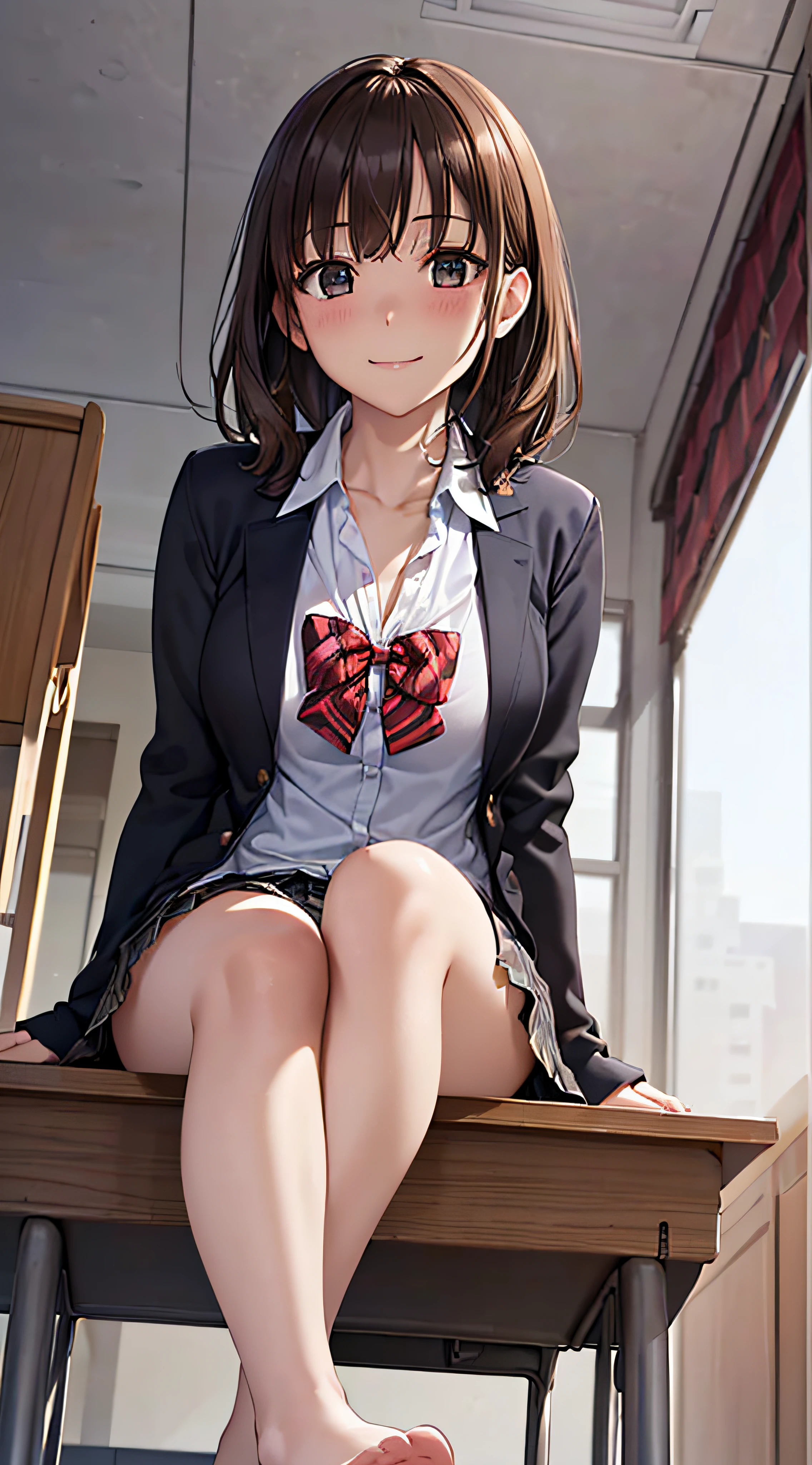  (Idol Master), (highest quality, 8k, masterpiece, Very detailed:1.4), (Lens flare, Particles of light, Shine), Big Breasts, smile, Open your mouth, masterpiece, highest quality, Very detailed, High resolution, Very detailedなCG, masterpiece, Official Art, Cowboy Shot, 1 boy, Heterosexual, Navy Blue Blazer, Unfold your shirt, Check skirt, Light blue skirt, Short skirt, White panties, ((Browsing Caution)), Perfect body,  (Spread your legs),Please stretch your legs and rest.........................., Sleep on your back, (Embarrassing:1.1), (blush:1.2), (orgasm:1.2), Open your mouth, charm, (shout:1.1), (Move a row:1.1), Sweat, Heavy breathing, Expansion Division,  penis, Sex, Sex with men, night, On the sofa, pillow