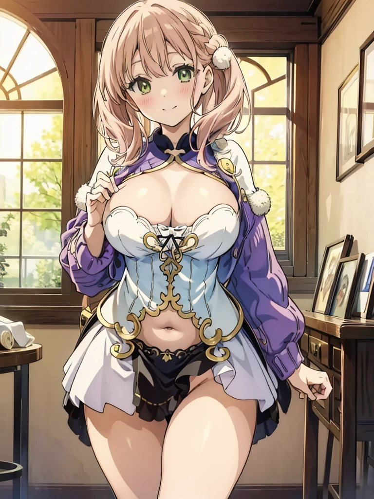 anime illustrated、Gal、bathe、hotel jacuzzi、thick thighs、Colossal tits、Plump body、Expose nipple、fullnude、(exposing their genitals)、超A high resolution、A sly smile、Close-up of people、with blush cheeks