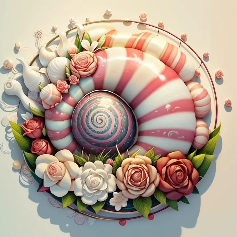 (cute snail smiling with flowers) stylized identical to 1940 |)), acolchoamento ,multidimensional geometric wall PORTRAIT, arte, Chibi,
Yang016K, lindo,(( cor vermelha predominante, rosa e branco))
Primary works, qualidade superior, melhor qualidade, Arte Oficial, Lindo e Estetaduardo Kobra acolchoamento ,multidimensional geometric wall PORTRAIT, arte, Chibo,detalhes