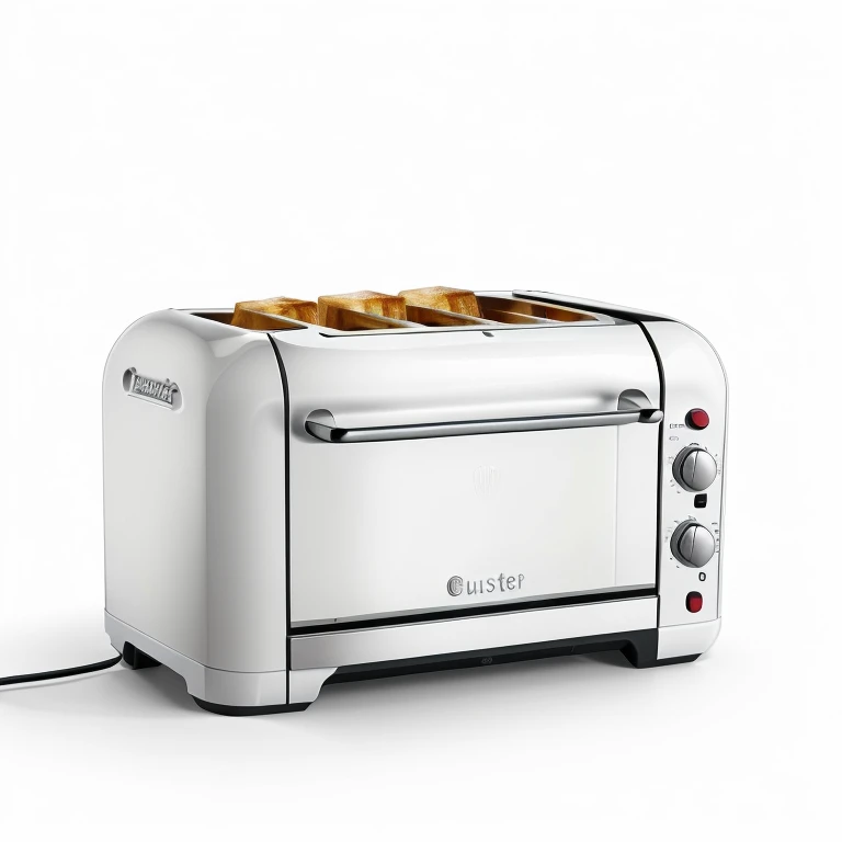 The worlds greatest toaster, white background, the toaster solves all of the worlds problems thats why its the best