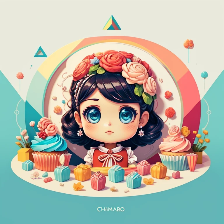 (cute cupcake house with flowers and candies) stylized identical to 1940 |)), acolchoamento ,multidimensional geometric wall PORTRAIT, arte, Chibi,
Yang016K, lindo,(( cor vermelha predominante, rosa e branco))
Primary works, qualidade superior, melhor qualidade, Arte Oficial, Lindo e Estetaduardo Kobra acolchoamento ,multidimensional geometric wall PORTRAIT, arte, Chibo,detalhes