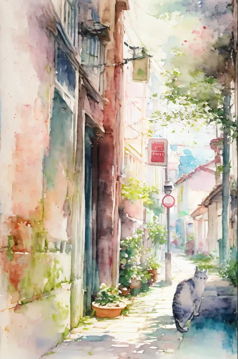 Watercolor suisaiga