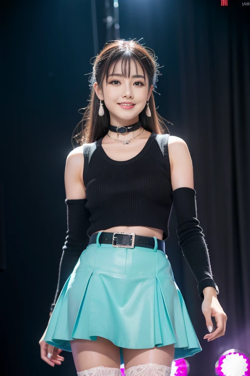 Highly detailed CG Unity 8k wallpaper, top quality, super detailed, masterpiece, realistic, photo realistic, very detailed cute girl, 20 years old, random hairstyle, random hair length, (skirt lift), ((skirt lift by yourself)), black panties, panty focus, blush, parted lips, looking at viewer, half body shot, wearing ruffled shirt, (crowd), (crowded city), dull bangs, (small breasts: 1.3), (detailed female pubic shape clearly visible: 1.4), (with pubic hair: 0.5), (without panties: 1.2)