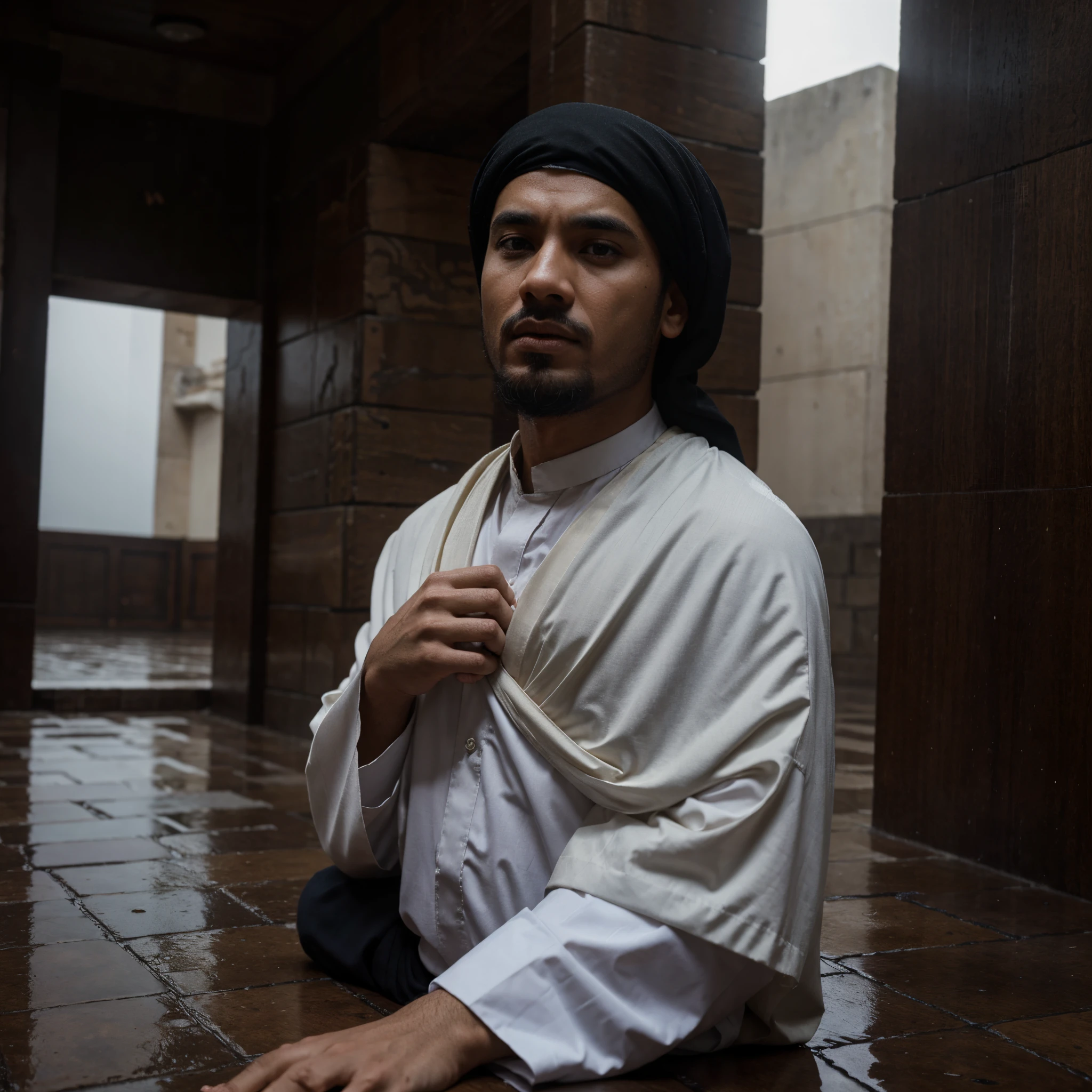 Umar ibn Al khattab,sad,rainy weather,to pray,8k
