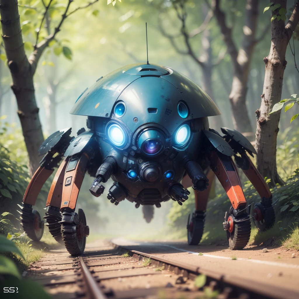 realistic tachikoma in 4k --auto --s2