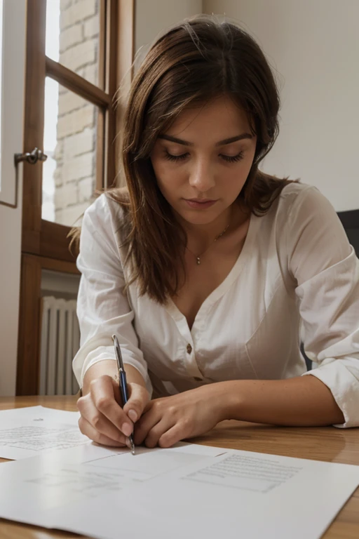 Une autre lettre dans la main