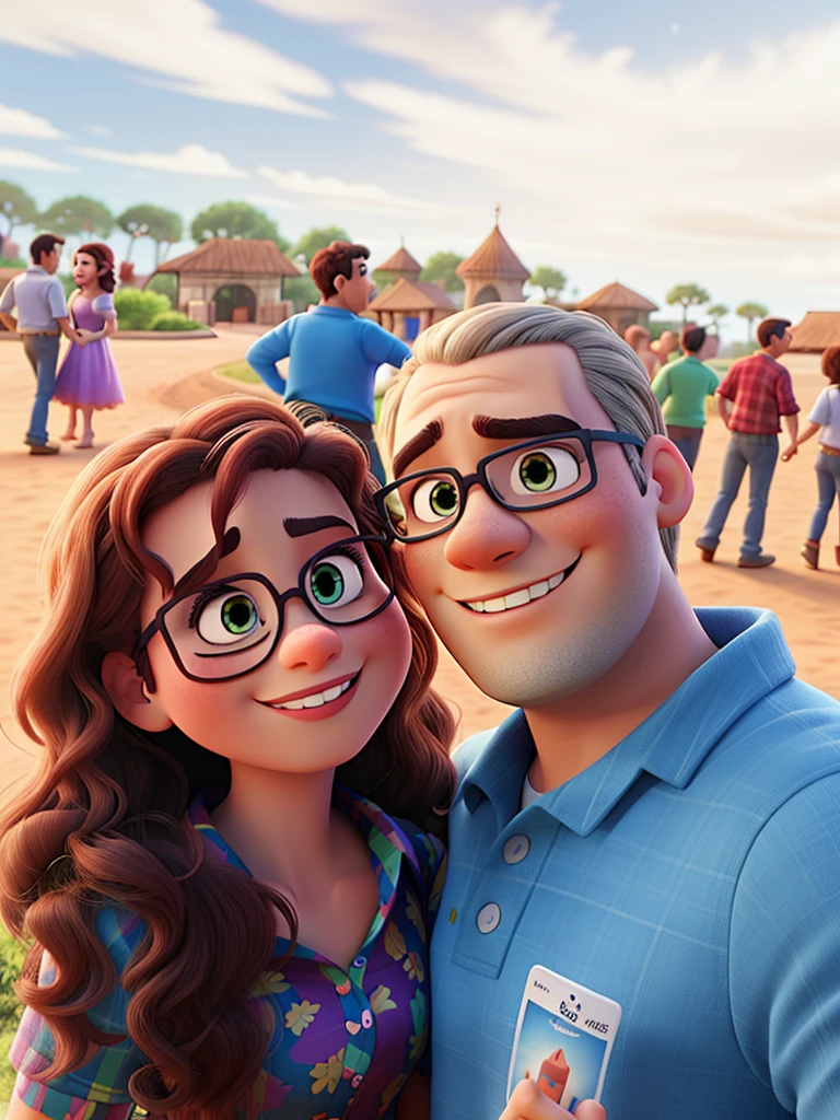 romantic couple, igual aos filmes Disney Pixar