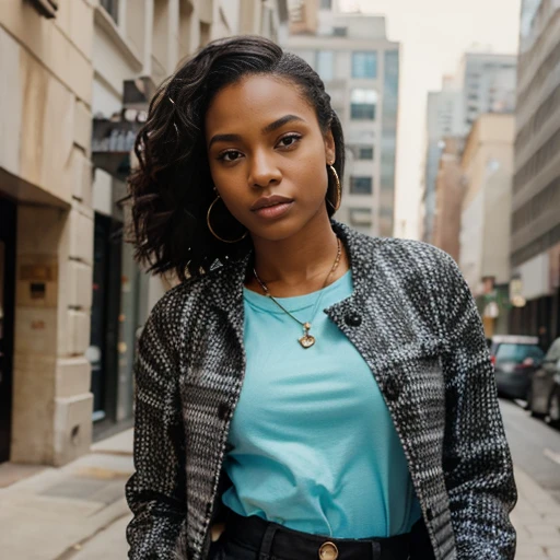 black girl fashion model