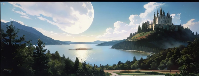 Best quality at best, tmasterpiece, A high resolution, 1个Giant Breast Girl, 详细的脸, (The upper part of the body:1.6), Cyber city, a king , Real photos of the castle on the hill,The background the full moon, CG, Fantasyart, fanciful, fanciful, Epic ultra-detailed masterpiece ultrawide, cinematic Film still from , Charming super shot , bokeh, Pre-Raphaelite, photore, actual, 35mm, photography of , 8K分辨率 , 8K, 电影灯光, Photographic, Eastman Kodak Color Negative 5251 50T shot on panavision super , Artwork by Bagshaw Tom, Stanley, Greg Rutkoski, Thomas Kindred, norman rockwell