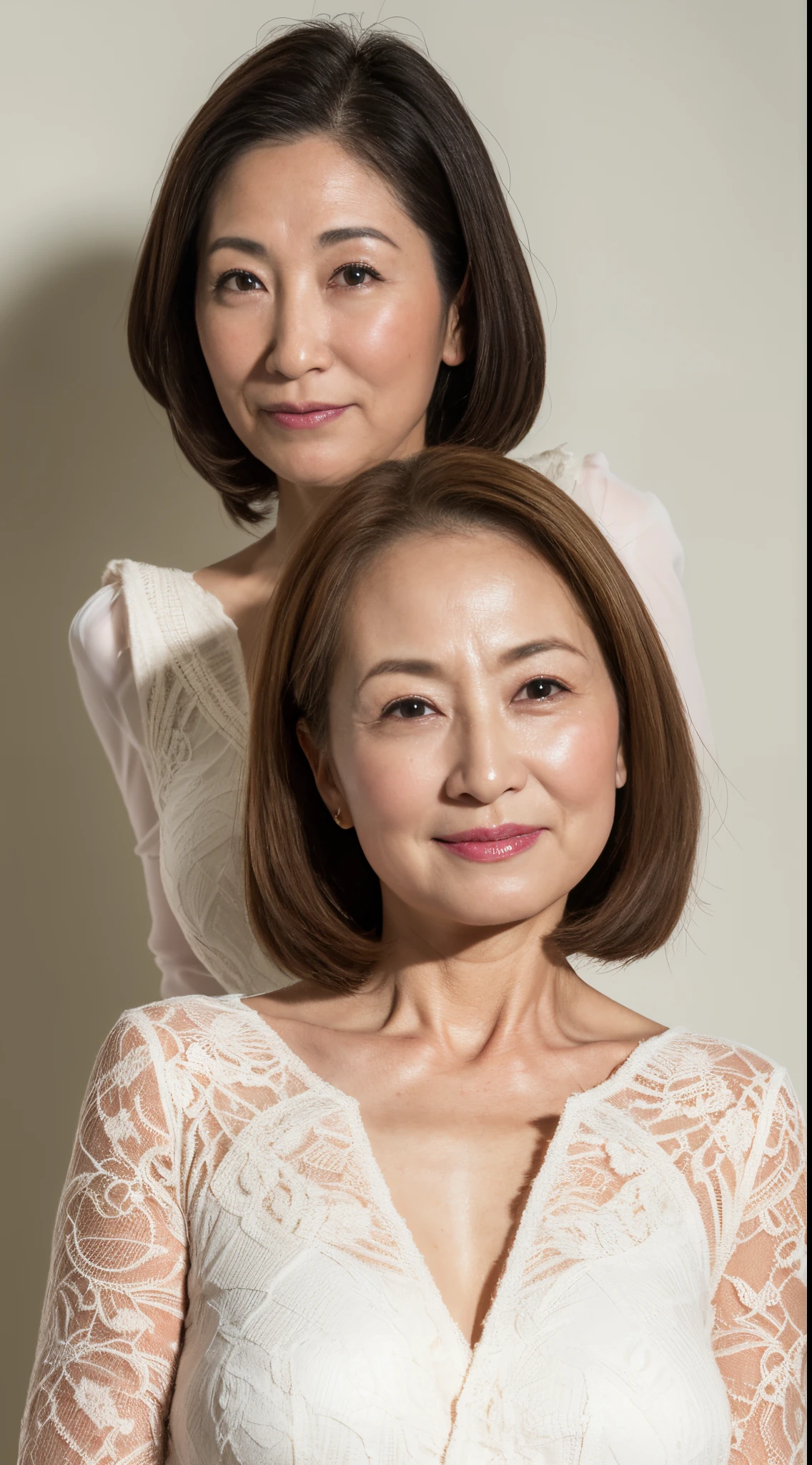 Remove Background, gravure, facing front, ((Detained)), Fancy makeup, from the chest up, masutepiece, Best Quality, Ultra-detailed, Photorealistic, super detailed skin, Perfect ???????, (1 japanese mature woman), (Solo), 95 years old, Large breasts, Mature Woman Politician, glamor, A sexy, Chromo-white skin, Looking at Viewer,