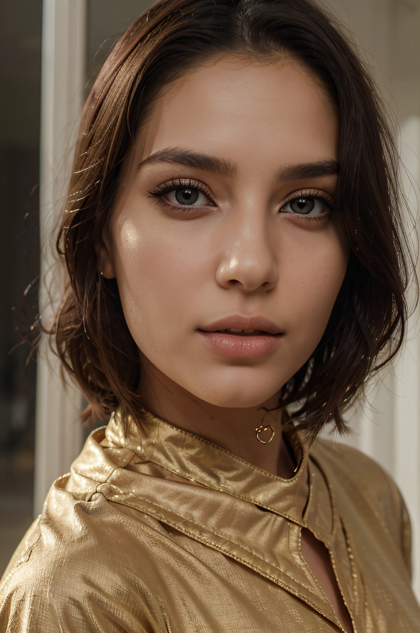 Photo of 25 year old Arabian woman, ((wearing sexy Arabian dress )). Dress modestly, RAW, beautiful woman, (black blond hair with extra long wavy), amzing hair ,yelloreen eyes, ((portrait)), (Detailed face: 1.2)), (Detailed facial featureine skin), pale skin, normal lips colour, perfect face, beautiful face, high detail, slim body, wet, moist, reflection, (masterpiece) ( Perfect ) (realistic photos) (highest quality) (detail) shot with Canon EOS R5, 50mm lens, f/2.8, HDR, (8k) (wallpaper) (movie lighting) (dramatic lighting) (sharp focus) (complex) fashion, full body shot.
