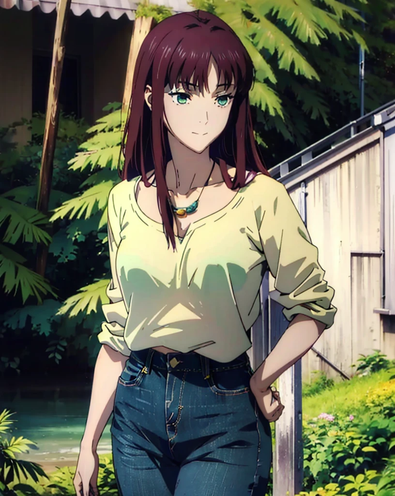 anime girl in jeans and white shirt,, anime lush john 8k woods, Misato Katsuragi, Seductive Anime Girl, anime moe art style, anime visual of a young woman, (Anime Girl), beautiful anime woman, realistic anime art style, anime style 4 k, nffsw,hiquality,Connect ticker and 8K, hight resolution,Very detailed CG, High quality shadows, Detail Beautiful delicate face, Detail Beautiful delicate eyes,BREAK(Wallpapers with highly detailed 8K),(Highly detailed CG 8K wallpaper),Makima (chain saw man),Sukasaha (Fate/grand order),Shimohira Reihua ,Hi-Res,Very delicate and beautiful CG illustration,top-quality,beautiful thigh,big breasts thin waist,(((masutepiece))), (((Best Quality))),8K,32K,masterpiece,beautiful alluring anime woman,ultra-definition,ultra-detailliert,hight resolution,a hyperrealistic schoolgirl,masuter piece, Best Quality, High quality, High Definition, high quality texture, high quality shadow, high detailing,finely detail,A teenage girl,1girl in,High school students,Solo,Soio,Only one person,Alone,One Person,taki,Mature atmosphere,Leg length,neat and long legs,8 Head Body,stature:171cm,Mature girls,Reddish-purple hair,Reddish-purple hair,Purple hair,cassis colored hair,silky and smooth hair,Colorful hair,Straight hair,Smile,Cool Beauty,Beautuful Women,Neat face, Beautiful realism,Seductive look,Bewitching look,serene expressions,beautiful hairl,She wears a necklace around her neck,Necklace,bead necklace,magatama accessories,A slight smil,Colorful eyes,green colored eyes,Jade-colored eyes,beautidful eyes,Bright eye,Delicat eyes,Eyes Like Gems,Jade Eyes,Hanging eyes,(Green eyes:1.5),Seductive face,Watching the viewer,Model photo,simple background,Black hair, longeyelashes, lightsmile, Reddish-purple hair, cassis colored hair, Hairpin, lightsmile, Seductive smile, Jade-colored eyes, PUPILS SPARKLING, Hanging eyes, multicolored eyes, Anime style, Hyper-Realism, Realism, Anime, 8K, Super Detail, ccurate, Best Quality, 16 K, Anatomically correct, ccurate, nffsw, 16 K, hight resolution, Best Quality,parka,Plain clothe,((Black Lowrise Skinny Long Jeans)),hooded sweatshirt,((Sweatshirt)),stroll,Building Street,Sunlight,blue-sky,stroll,Bustling street,during daytime,Walking,takeout,out,Beautiful five-fingered,fashion modell,cowboy shot,