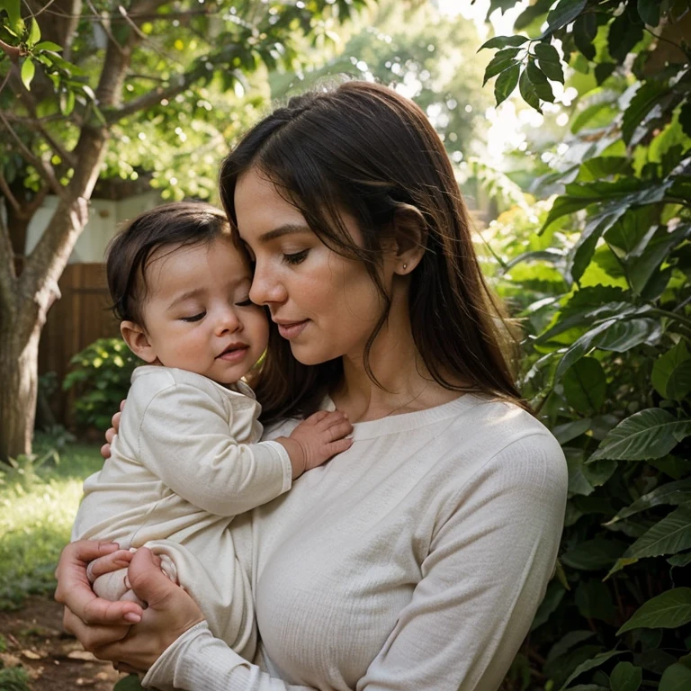 a mother with her , breastfeeding,breastfeeding a newbeastfeeding in nature,portraits,soft lighting,vivid colors,lush greenery,happy family,bonding,unconditional love,gentle touch,motherhood,serene atmosphere,motherly care,natural bonding,quiet moment,peaceful garden,breastfeeding support,beautiful skin tone,caring mother,nurturing environment,lifeline,emotional connection,newborn nourishment,comforting gesture,motherly instinct,providing nourishment,calming experience,bond of love,nurturing bond,stages of life,critical nutrients,healthy development,tender moment,warm embrace,essential nutrients,family love,unbreakable bond,unconditional support,lifelong connection,cherished memories,unwavering dedication