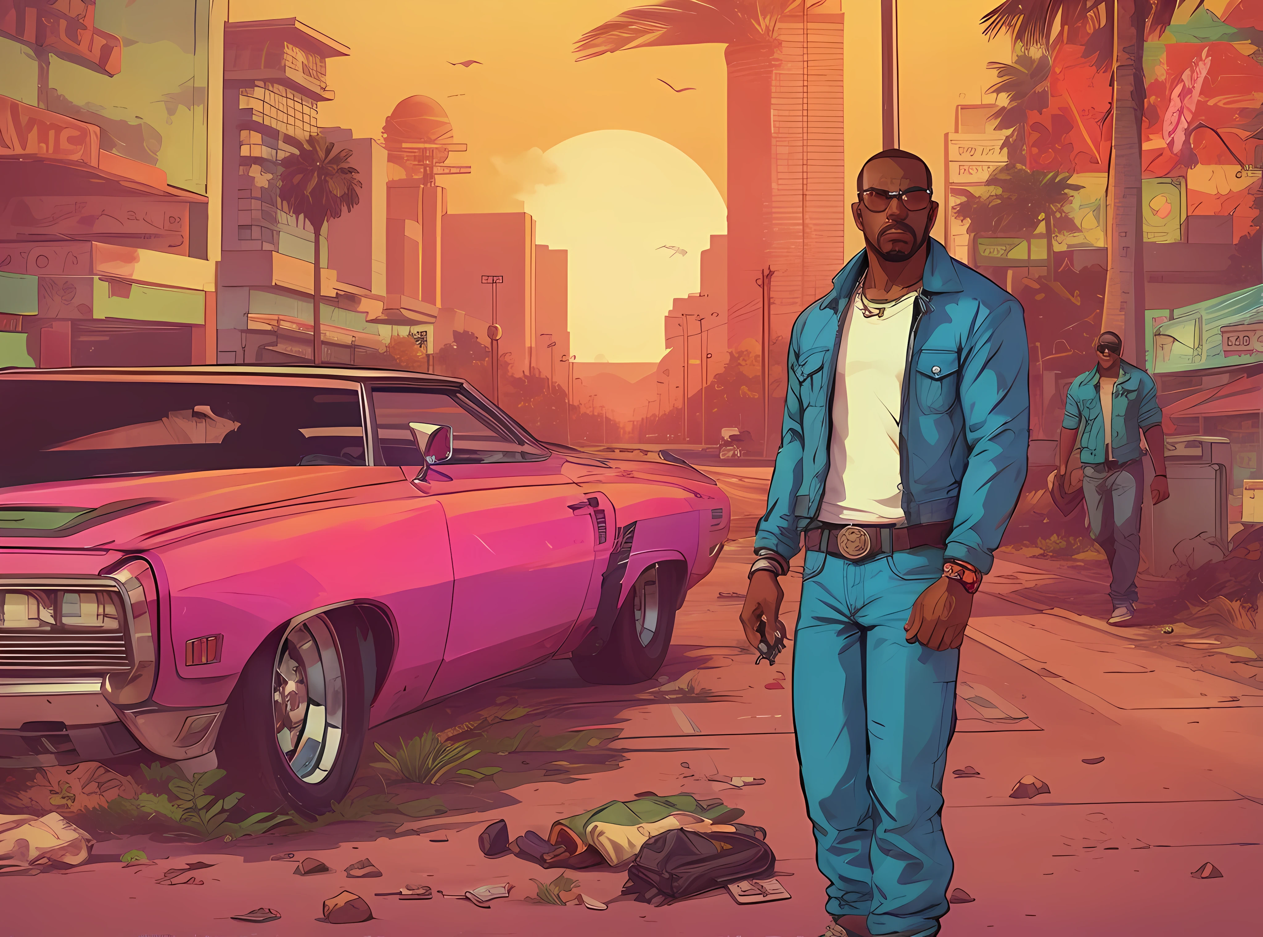 GTA style art