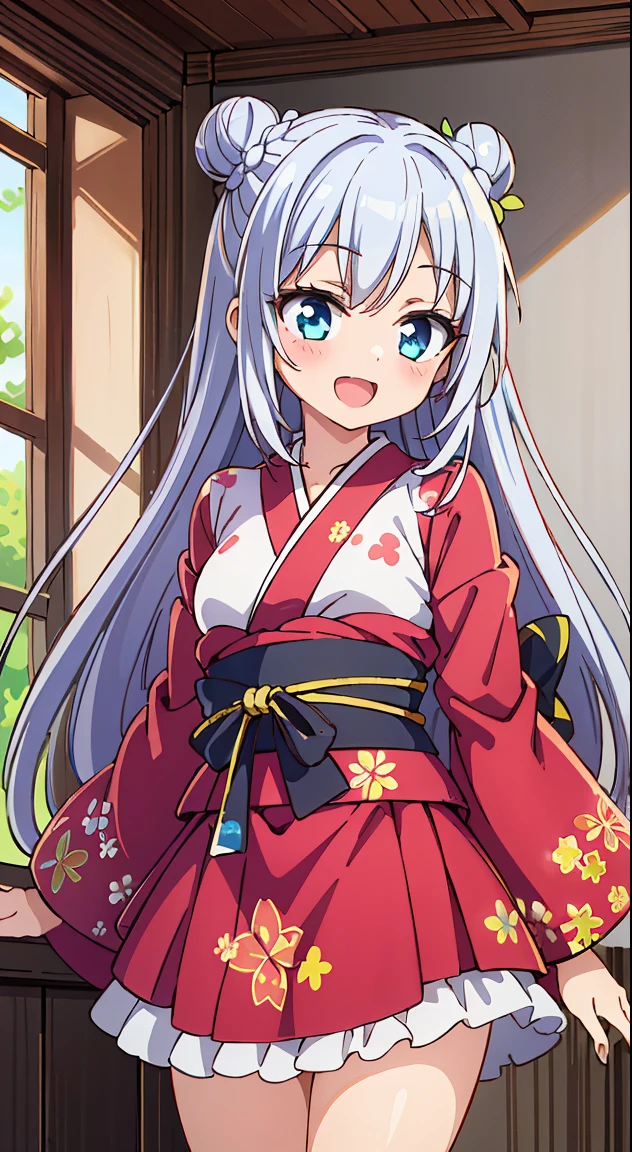 (masutepiece, Best Quality, Perfect Anatomy, High quality:1.4), nice hand, Perfect hands, Detailed beautiful hands, Large_filesize, fulcolor, hight resolution, symmetric, exceptional, Best aesthetic, newest, Anime, very beautiful detailed body,The hair,faces,The eye,BREAK,
1 beautiful girl, 1girl in, (Cute:1.5),(Cool:0.8), (Beauty:1.5),(Chibi:0.5), ( girl), (girl, Older sister, Unclear, Beautiful face of Japan:1.2) BREAK, (A detailed eye,Tsuriformes:1.2),(Silver hair,Long hair in a bun,Deco:1.8), star eye silhouette thick eyelashes, Double eyelids:1.2), cleavage,Swaying udder, Clear skin, Beautiful skin, Shy, Erect ,Clear skin, Beautiful skin, Shy, gleaming skin,(best quality face),(Top quality glowing eyes),(The best smile,:D:1.45), (The best smile,:D:1.45), (Doya face,brave face:1.45),
Break Break (pink and red theme:1.4), (Red (Gothic lolita, Frenirly):1.2), (Fusion of red short kimono and pink classic dress:1.4), (Highly detailed floral pattern on the dress:1.4), (long and baggy kimono sleeves:1.annealing, Multi-layer skirt) with black ruffles:1.4), (Bare legs:1.3), (frilly ankle socks:1.2), (Cute shoes:1.1),
BREAK,(morning), inside in room,Gothic bedroom, a canopy bed,huge window,naked girl poster,coke,on back, tusk, Open mouth, Looking away,depth of fields,
BREAK,wakame,wakame,wakame,(Cowboy Shot:1.4),
BREAK,(Blurry background:1.3),(absurderes, hight resolution, Super Detail Art),cel shading,Clear Color, Lonely optical effect, Beautiful pictures, Bright glow, mystic atmosphere,(Close-up of girl:1.1), Mystical light particle effect,manga influence, clean line drawings,