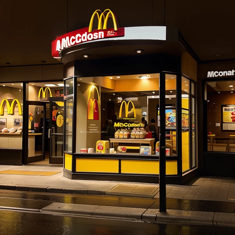 McDonald's in a spot museum