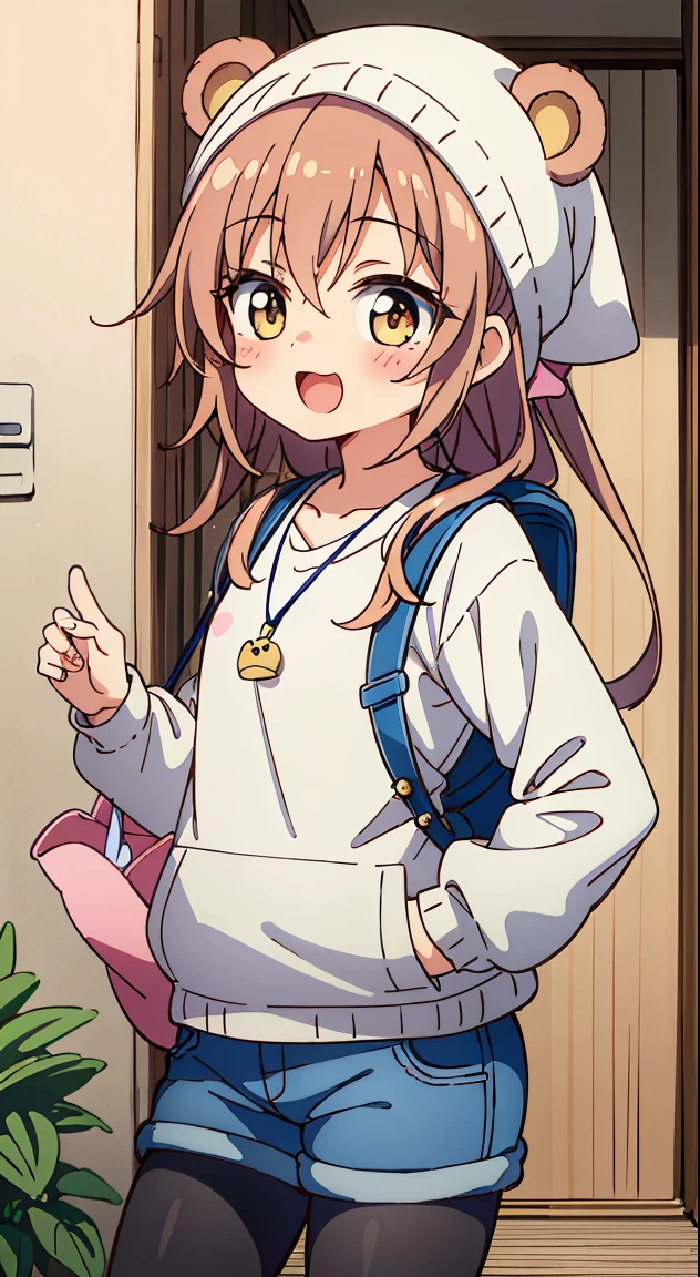 (masutepiece, Best Quality, Perfect Anatomy, High quality:1.4), nice hand, Perfect hands, Detailed beautiful hands, Large_filesize, fulcolor, hight resolution, symmetric, exceptional, Best aesthetic, newest, Anime, very beautiful detailed body,The hair,faces,The eye, , BREAK,



1girl in, (Cute:1.5),(Chibi:0.5),(kawaii:2.0),(Lori:2.0),(7 year old girl),(Solo:1.65),BREAK, (flat chest:1.2,), Clear skin, Beautiful skin, Shy, One Beautiful Girl,(Hair Bow, reddish brown hair, Twin-tailed:1.2), (Brown eyes, long eyelashes, Double eyelids: 1.2), Shiny skin, gleaming skin,Clear skin, Beautiful skin,( A smile:1.5), Solo,gleaming skin, Clear skin, Beautiful skin(best quality face),(Top quality glowing eyes), (The best smile,Doya face:1.45), BREAK,Panda Playful Casual,
Cozy panda print sweater with a cute design,
A-line denim skirt for a playful and casual look,
Tights or knee-high socks with panda motifs,
Beanie with panda ears for added cuteness,
Furry boots or sneakers with panda face details,
Simple accessories like a panda-shaped pendant,
Sweet and simple makeup with rosy cheeks.
Panda-shaped nail art on a neutral or pastel base,
Playful panda-themed backpack or tote,
BREAK,(morning), inside in room,A room in a dilapidated apartment,Tatami mats,window,Chabudai,unit bath door,entranceway,scattered diapers,naked girl poster,coke,on  back, tusk, Open mouth, Looking away,depth of fields,

 BREAK,wakame,wakame,wakame,(Cowboy Shot:1.4), 

BREAK,(Blurry background:1.3),(absurderes, hight resolution, Super Detail Art),cel shading,Clear Color, Lonely optical effect, Beautiful pictures, Bright glow, mystic atmosphere,(Close-up of girl:1.1), Mystical light particle effect,manga influence, clean line drawings,        //Character
1girl,
BREAK
//Fashion
