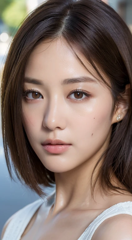 ((top quality, 8k, masterpiece: 1.3)), Sharp Focus: 1.2, Perfect Body Beauty: 1.4, ((Dark Brown Hair, Big: 1.2)), (Natural Light, Street: 1.1), Highly Detailed Face and Skin Texture, Detailed Eyes, Double Eyelids, ((Dynamic Angle))))