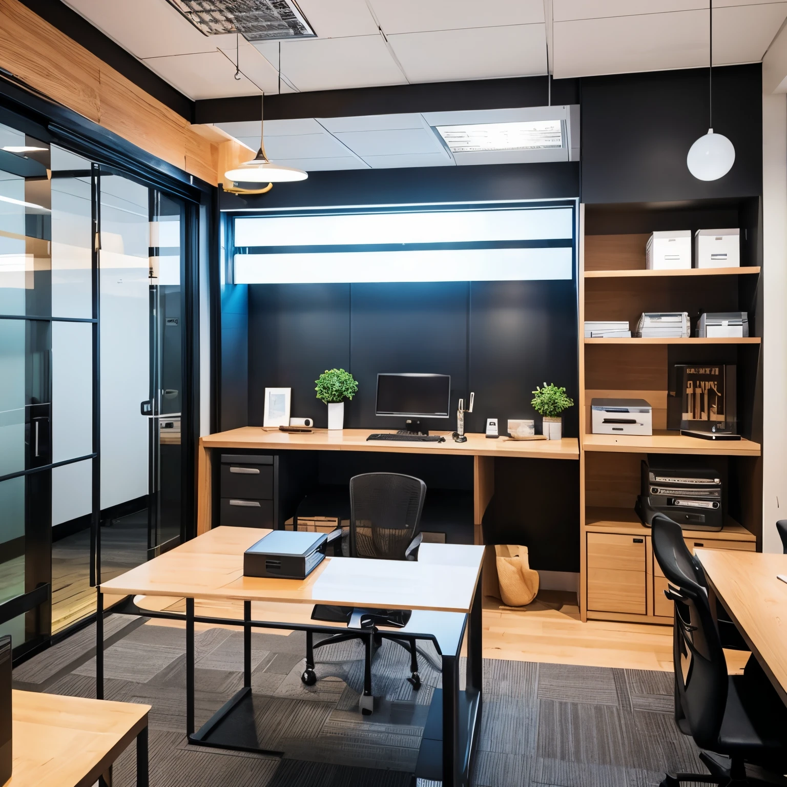 s Office office workplace Fashionable a cool