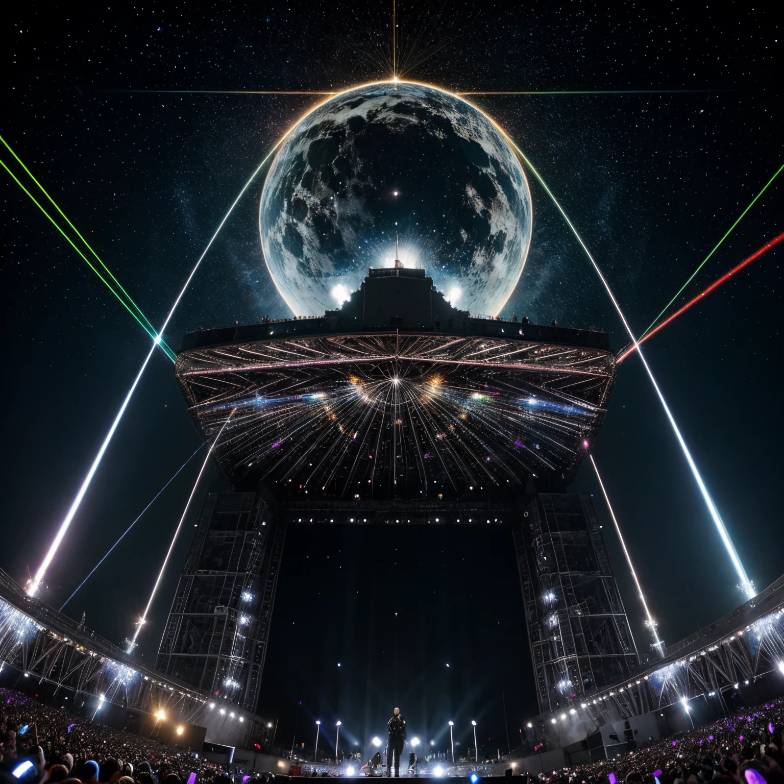 Make the biggest, e mais magistral show de hardsyle de todo o universo, 1 billion people, extraordinary stage, gigante, lasers infinitos, luzes exuberante, o maior show de todo o universo