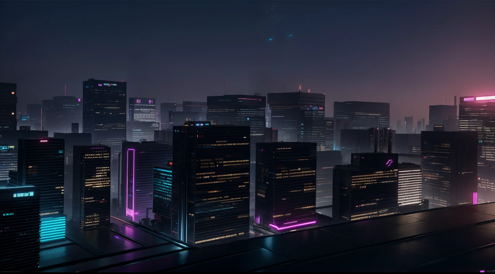 a city cyberpunk, UHD, ultra detailed, violet perple cinematic, highres, 8k