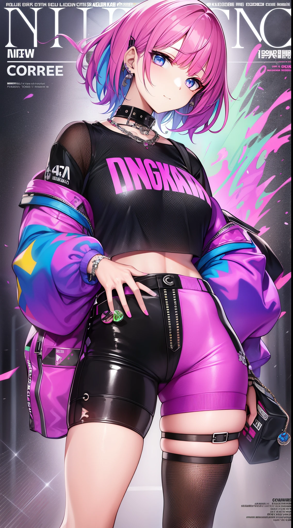 Outrageous resolution、​masterpiece++、top-quality++、ultra-definition++、ultra-definition++、4k++、8k++、from side、（Background Focus）++、（（1）））+++In the colorful co-magazine world where dressed women destroy cities, the magazine core is celebrated in colorful punk fashion outfits.、Magazine core run in colorful punk fashion clothes in colorful co-magazine world、Magazine core magic with colorful punk fashion clothes in colorful magazine world、Magazine core with colorful punk fashion clothes flying above the colorful magazine world、Magazine core housewife in colorful punk fashion clothes in colorful magazine world、Magazine core president wearing colorful punk fashion clothes in colorful magazine world、Detailed contemporary art、Contemporary Art Style、Break beautiful modern colorful co-magazine world with colorful punk fashion outfits magazine core witch、Magazine core college students in colorful punk fashion clothes in the colorful co-magazine world、Contemporary Art Behans、Magazine core high school students in colorful punk fashion clothes in the colorful co-magazine world、Beautiful colorful co-magazine world with colorful punk fashion clothes and magazine core female characters、Glossy floating colorful co-magazine world with colorful punk fashion outfits in magazine core debris、Magazine core in colorful punk fashion clothes in colorful magazine world、 Dazzling colorful magazine world with colorful punk fashion clothes and magazine core sparks、Magazine core chain with colorful punk fashion clothes in colorful co-magazine world、Magazine core in colorful punk fashion clothes in colorful magazine world、Colorful magazine world with colorful punk fashion clothes and magazine core wind blowing hair、Blake Modern Beautiful、Magazine core in colorful punk fashion clothes in colorful magazine world、Detailed clothing、Mischievous aura、Bewitching face、tall body、Mature body、seductive body、爆乳、detailed beautiful faces、detailed shiny eyes、Detailed skin、Full body break、detaileds、realisitic、4K highly detailed digital art、octan render、bio luminescent、BREAK8K resolution concept art、真实感、Mappa Studio、​masterpiece、top-quality、Official Art、illustratio、Ligne Claire、(cool_color)、perfect-composition、absurderes、Fantasia、Focused、thirds rule