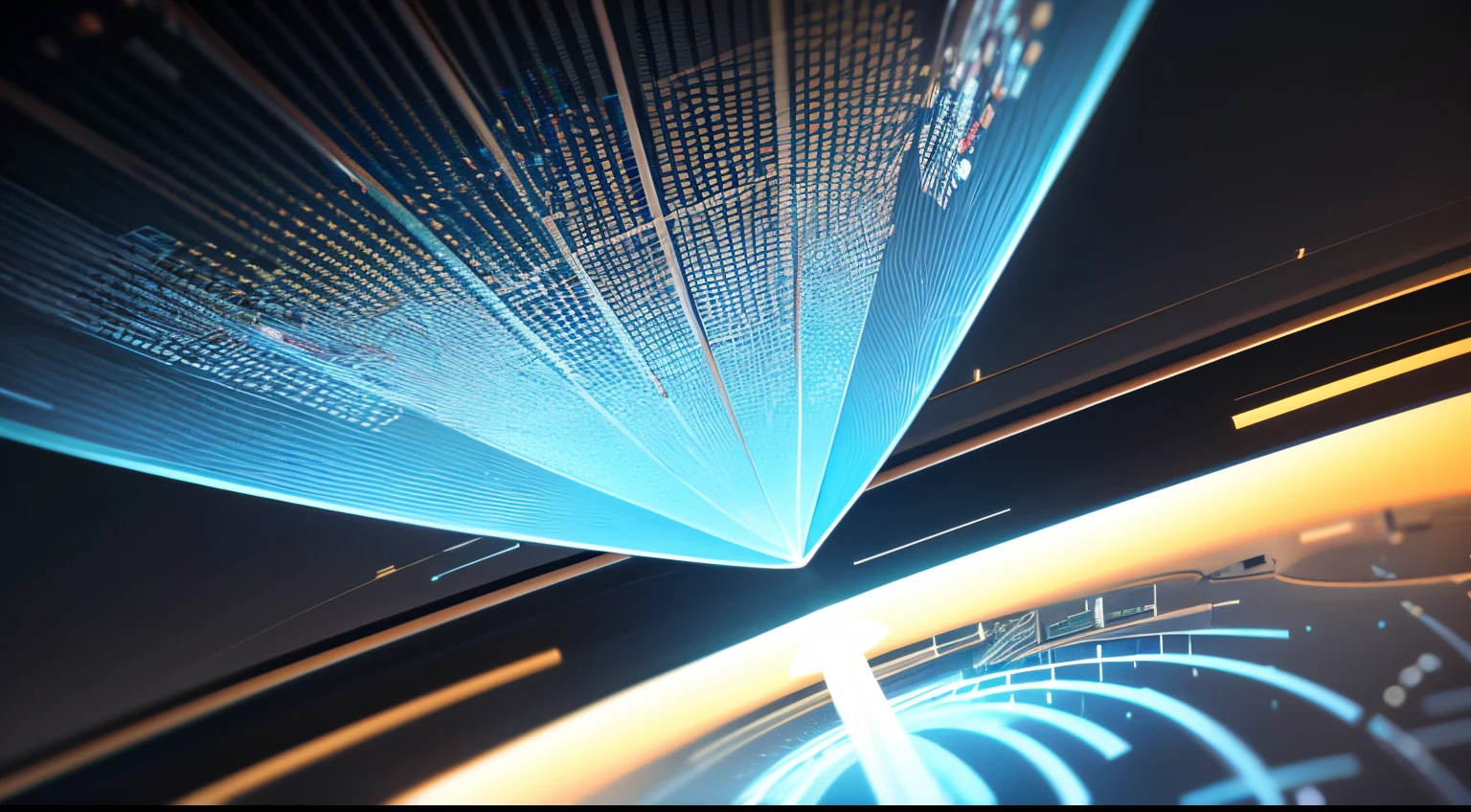 Engaging 3D visualization featuring stunning graphs、glinting