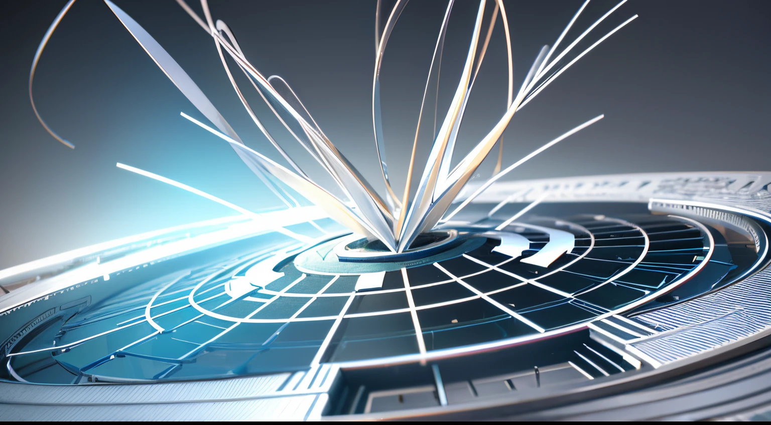 Engaging 3D visualization featuring stunning graphs、glinting