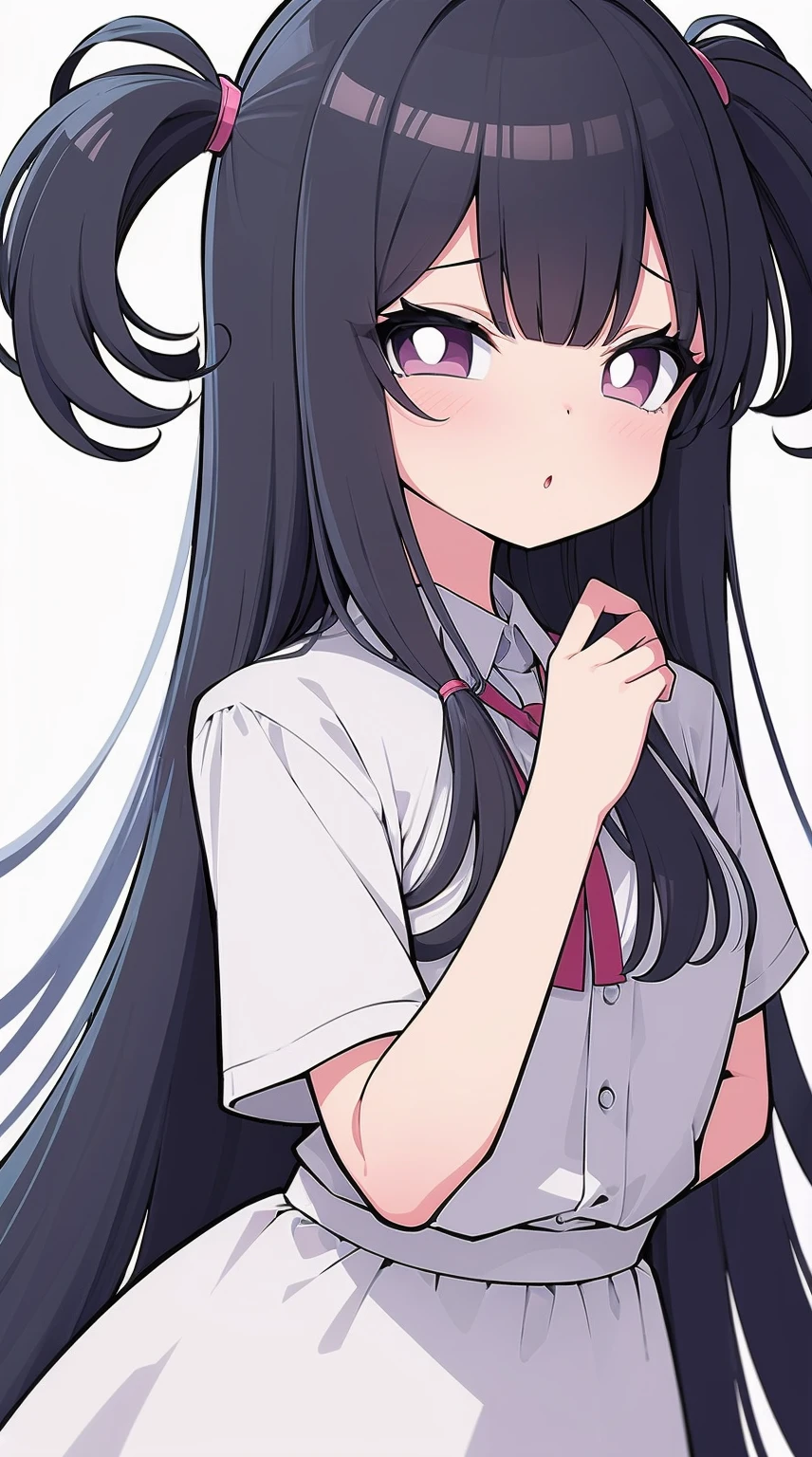 a cute little girl,pink lips,wearing a bright white shirt,in the style of soft color palette
aurorapunk,an anime illustration of her
face,animated gifs,hand-drawn
animation,charming sketches,smooth and
shiny,hazy romanticism,superflat style,white
background--ar 1:1--niji 5--style expressive --s 50