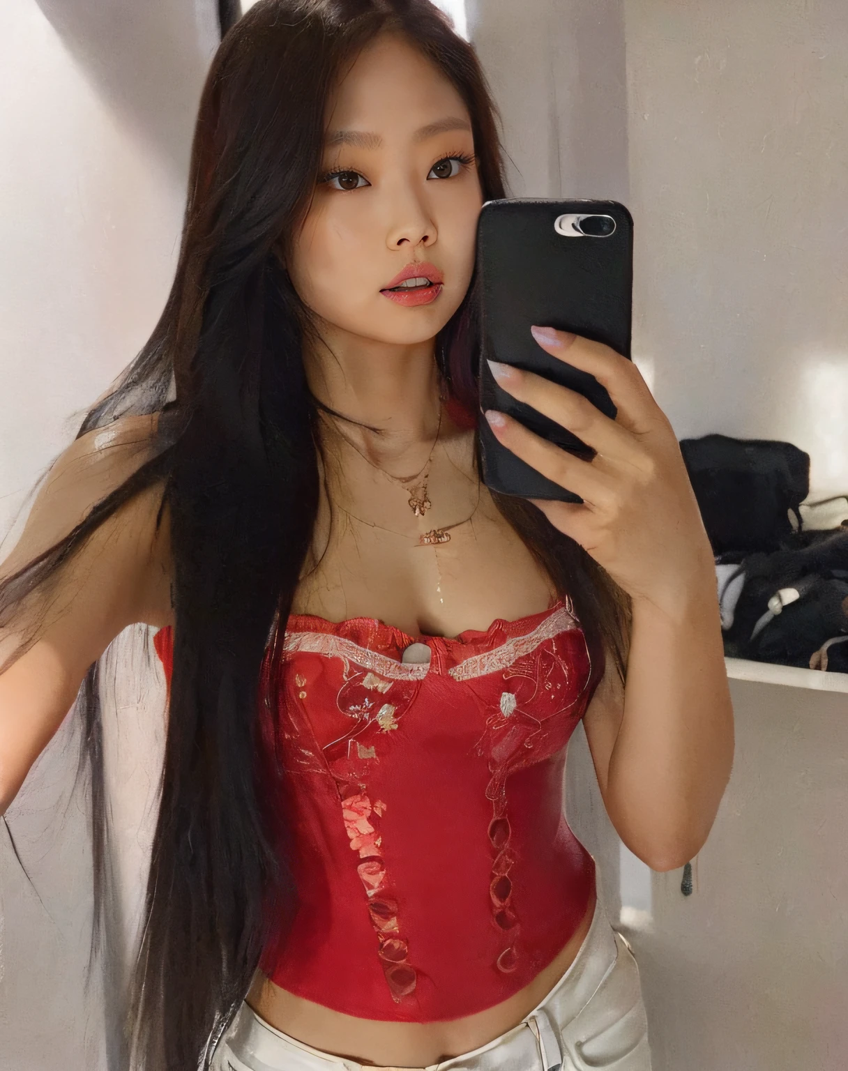Jennie do blackpink cara, fotorrealista, UltraHD, 8k.